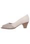 Peep Toe Piccadilly Vazado Off-White - Marca Piccadilly