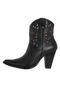 Bota DAFITI SHOES Croco Preta - Marca DAFITI SHOES