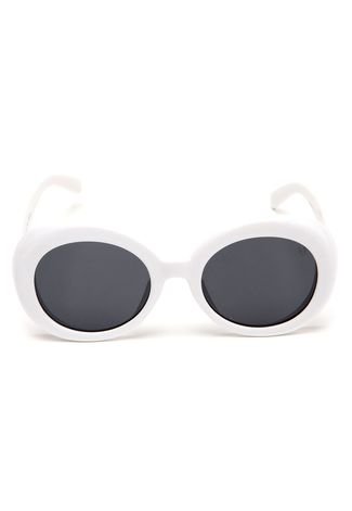 Óculos de Sol Doc Dog Redondo Verniz Branco