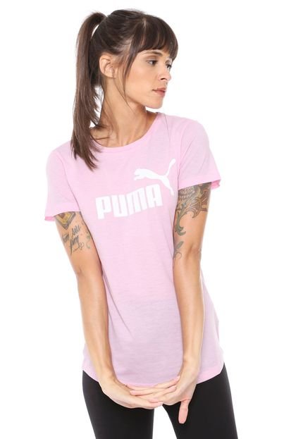 Camiseta Puma Essentials Rosa - Marca Puma