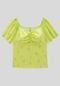 Blusa Plus Size Estampada com Amarração - Marca Lunender