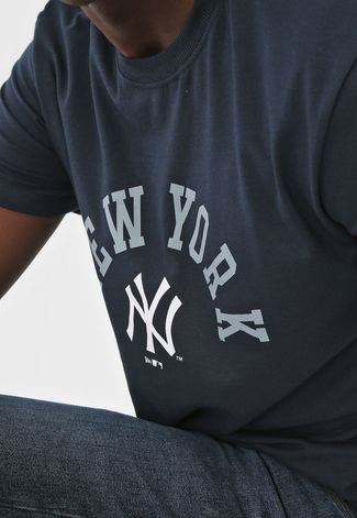Camiseta New Era New York Yankees Azul-Marinho