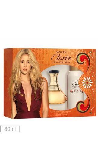 Kit Perfume Wild Elixir Shakira 80ml