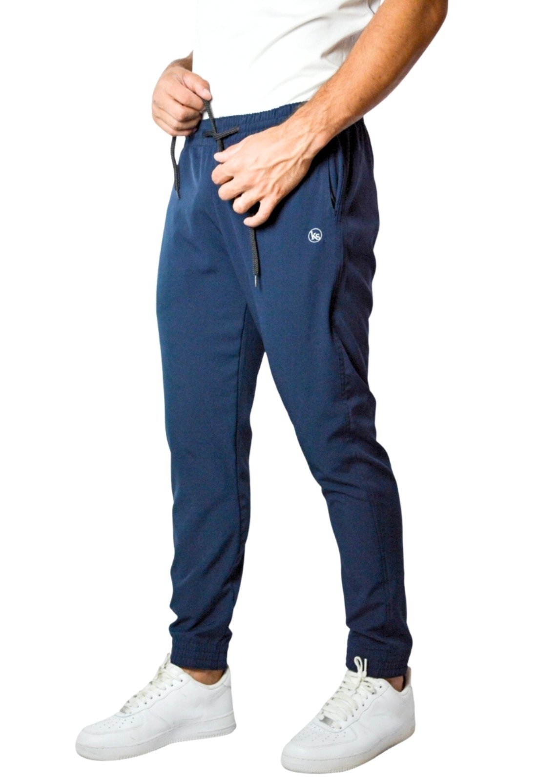 Calça Jogger Masculina Casual Tecido Tactel com Elastano Treino Academia - Marca KS