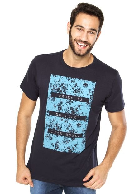 Camiseta FiveBlu No Place Azul-Marinho - Marca FiveBlu