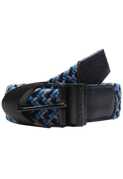 Cinto Oakley Stretch Braided Azul/Cinza - Marca Oakley