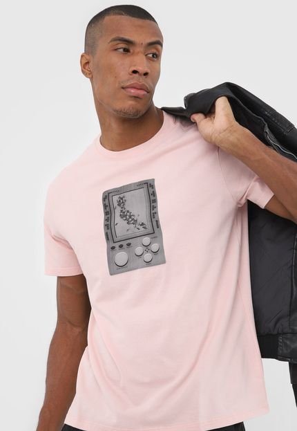 Camiseta Reserva Estampada Rosa - Marca Reserva