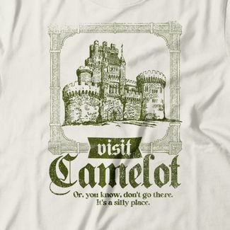 Camiseta Feminina Visit Camelot - Off White