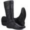 Bota Rasteira Mr. Gutt Cano longo Couro Preto - Marca Mr. Gutt