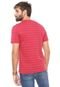 Camiseta Lacoste Listrada Vermelha - Marca Lacoste