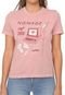 Camiseta Cantão Nômade Digital Rosa - Marca Cantão