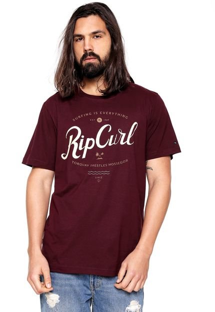 Camiseta Rip Curl Kailua Vinho - Marca Rip Curl