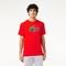 Camiseta esportiva ultra-seca com estampa crocodilo Vermelho - Marca Lacoste