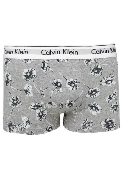 Cueca Calvin Klein Underwear Boxer Floral Cinza - Marca Calvin Klein Underwear