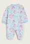 Pijama Infantil Tip Top Longo Peça Única Hamster Azul - Marca Tip Top