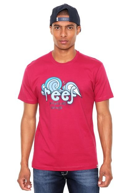 Camiseta Reef Wave Rosa - Marca Reef