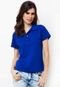 Camisa Polo Anna Flynn Elegance Azul - Marca Anna Flynn