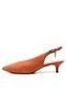 Scarpin Couro Dumond Decote Baixo Caramelo - Marca Dumond