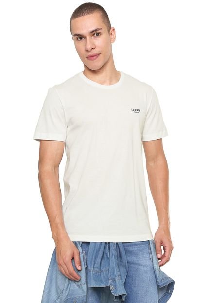 Camiseta Sommer Logo Off-White - Marca Sommer
