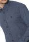 Camisa Polo Wear Reta Estampada Azul-marinho - Marca Polo Wear
