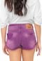 Short Sarja Colcci Tomboy 2 Roxo - Marca Colcci