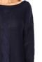 Suéter Disparate Tricot Confort Azul-Marinho - Marca Disparate