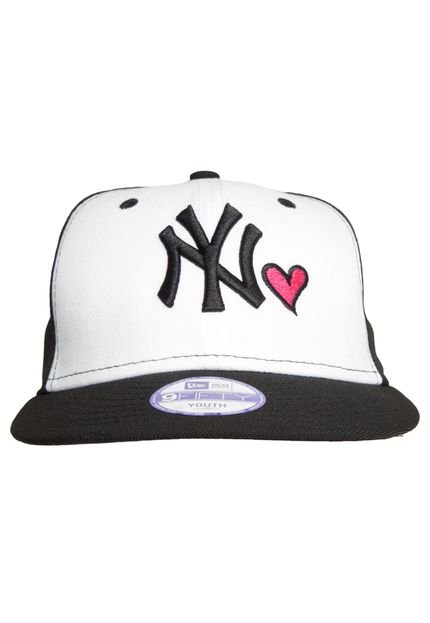 Boné New Era 950 Kid Heart Yh New York Yankees MLB Preto - Marca New Era