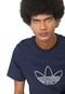 Camiseta adidas Originals Outline Azul-marinho - Marca adidas Originals