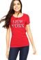 Camiseta Tommy Hilfiger Lic New York Tee Vermelha - Marca Tommy Hilfiger