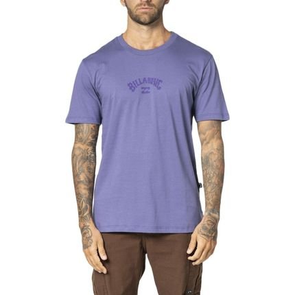 Camiseta Billabong Mid Arch Color WT23 Masculina Roxo - Marca Billabong