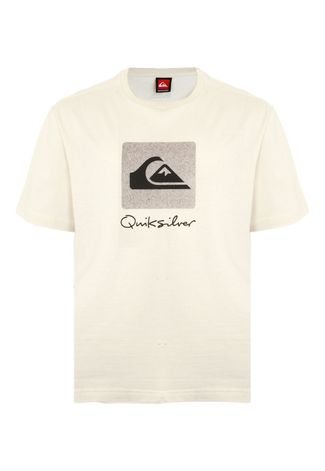 Camiseta Quiksilver Bolhas Off-White