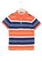 Camisa Polo Tommy Hilfiger Kids Infantil Listras Laranja - Marca Tommy Hilfiger Kids