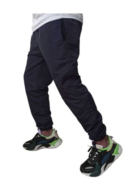 Calça de Tactel Leve Modelo Jogger Masculina - Marca Relaxado