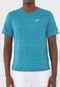 Camiseta Nike Df Miler Top Azul - Marca Nike