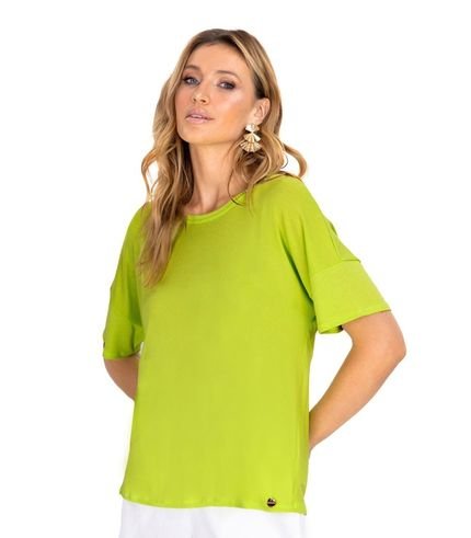 Blusa Feminina Em Viscose Endless Verde - Marca Endless