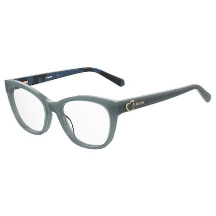Armação de Óculos Moschino Love MOL598 GF5 - Azul 53 - Marca Love Moschino