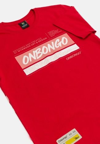 Camiseta Onbongo Juvenil Way Vermelha