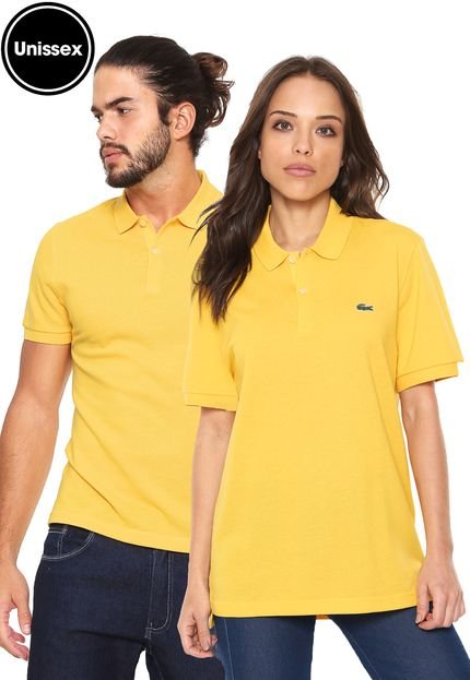 Camisa Polo Lacoste Logo Amarela - Marca Lacoste