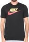 Camiseta Nike Sportswear M Nsw Icon Fut Preta - Marca Nike Sportswear