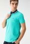 Camisa Polo Colcci Reta Logo Azul - Marca Colcci