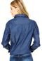 Camisa Jeans DAFITI ONTREND Bolso Azul - Marca DAFITI ONTREND