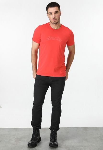 Camiseta Ellus Reta Logo Vermelha - Marca Ellus