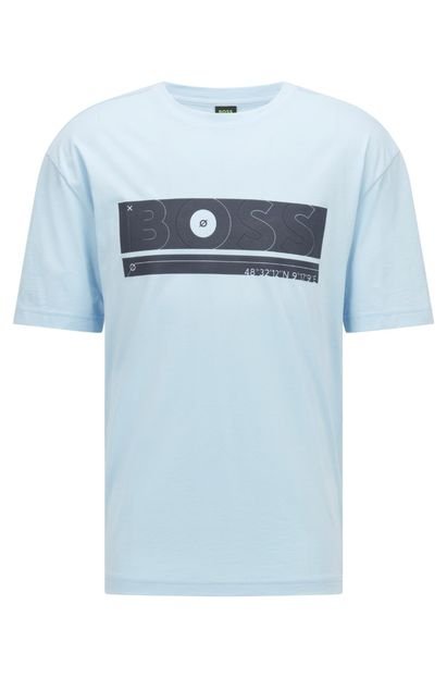 Camiseta BOSS Tee 3 Azul - Marca BOSS