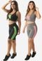 Kit 2 Conjuntos Top e Short com Tela Suplex Fitness - Marca Click Mais Bonita