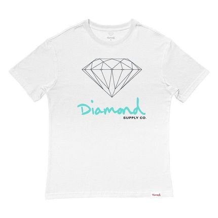 Camiseta Diamond OG Sign Tee Oversize Masculina Branco - Marca Diamond