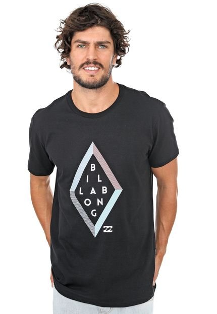 Camiseta Billabong Estampada Preta - Marca Billabong