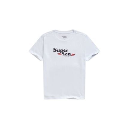 Camiseta Mini Estampada Super Son Reserva Mini Branco - Marca Reserva Mini