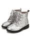 Bota Coturno Molekinha Infantil glitter Prata - Marca Molekinha