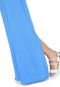 Vestido Mercatto Longo Lace Up Azul - Marca Mercatto