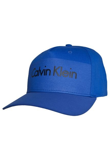 Boné Calvin Klein Tela Azul - Marca Calvin Klein